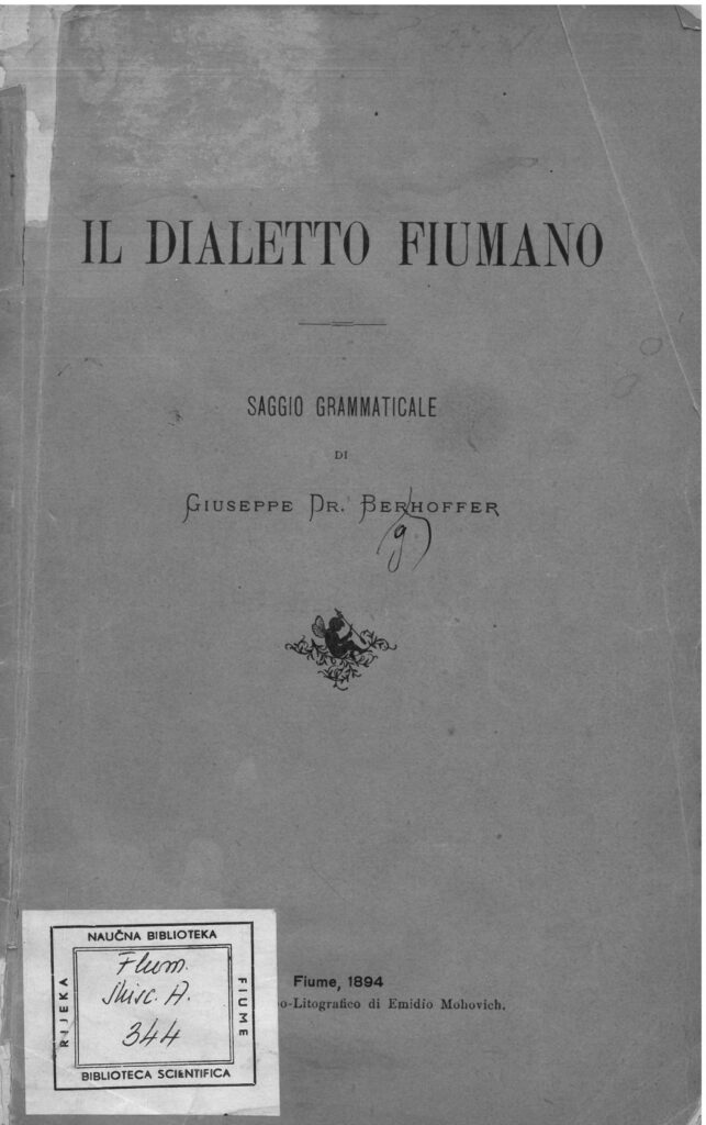 Il dialetto fiumano