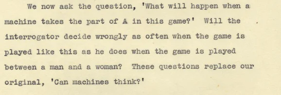 Turing test