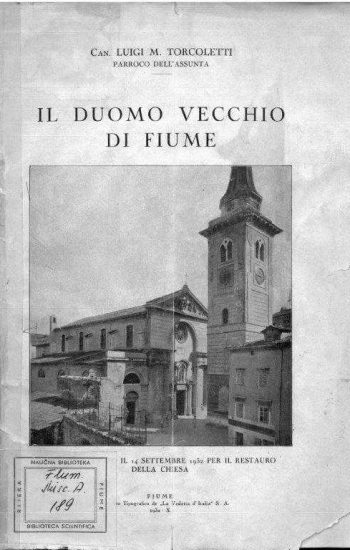 Il duomo vecchio di Fiume