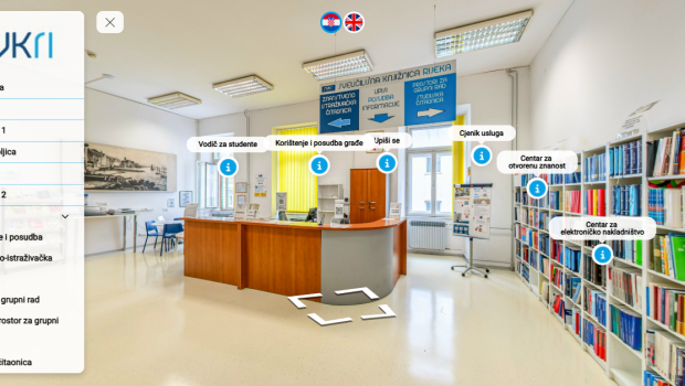 Nova virtualna šetnja knjižnicom